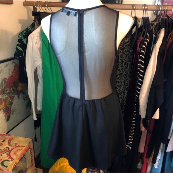 For Love & Lemons black mesh dress XS - Picture 5 of 6